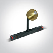 Brushed Brass Track spotlight for magnetic track, ideal for shops and showrooms.


 One Light SKU:42134/BBS/W