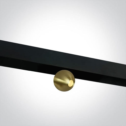Brushed Brass Track spotlight for magnetic track, ideal for shops and showrooms.


 One Light SKU:42134/BBS/W
