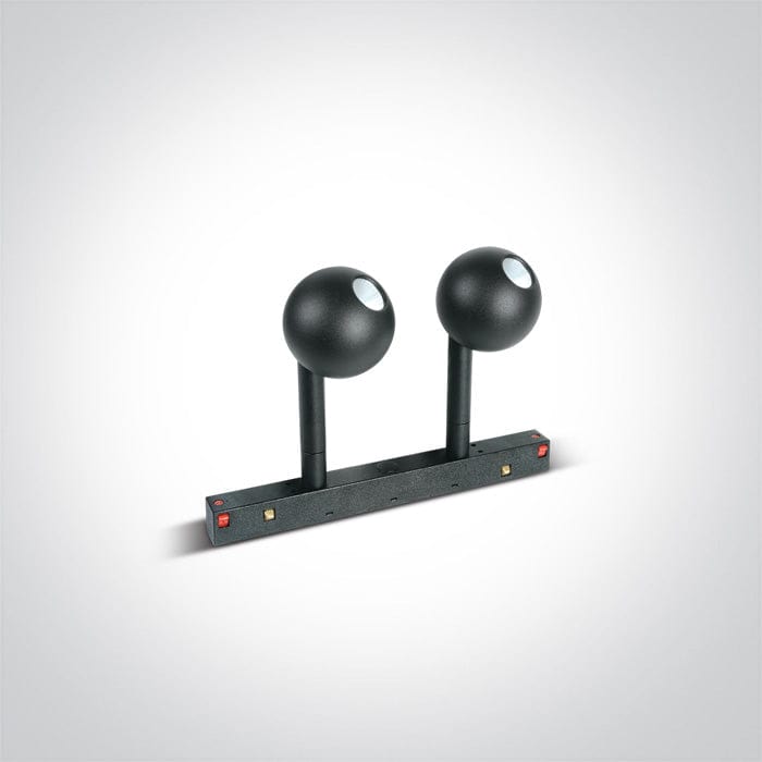 Black 2x7w Warm White 48v Ip20 Adjustable One Light SKU:42134A/B/W - Toplightco