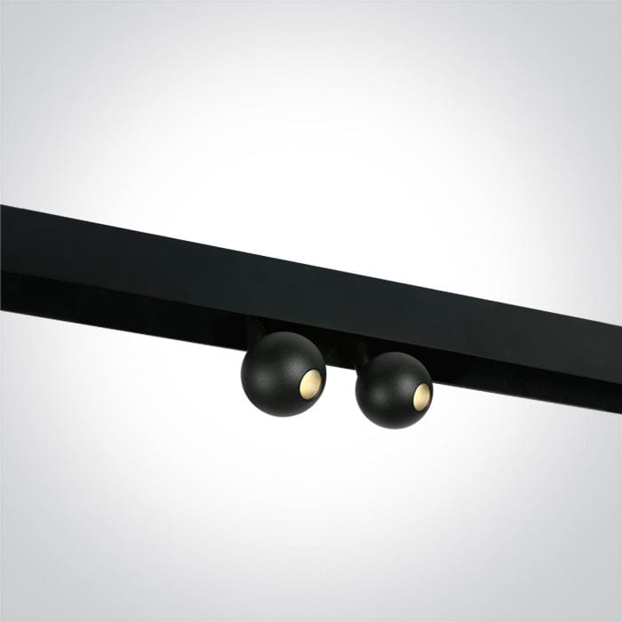 Black 2x7w Warm White 48v Ip20 Adjustable One Light SKU:42134A/B/W - Toplightco