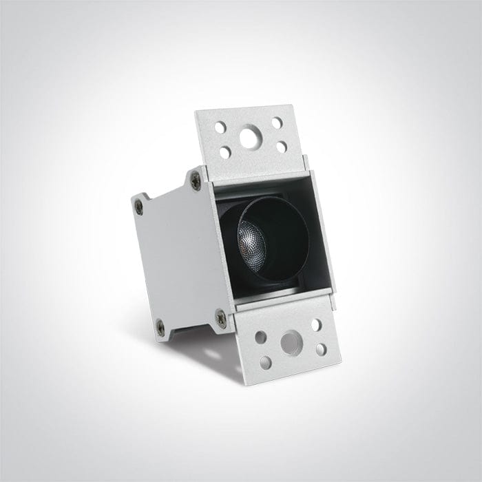 Black 3w Warm White Trimless Ip20 230v Dark Light Recessed Spotlight - Toplightco