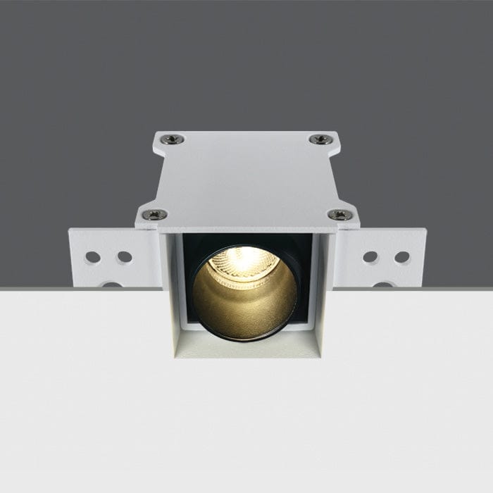 Black 3w Warm White Trimless Ip20 230v Dark Light Recessed Spotlight - Toplightco