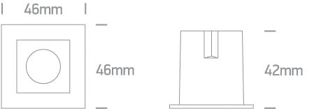 White 3W Low Glare recessed spotlight, IP20.

Complete with 700mA driver.

 One Light SKU:50103H/W/W