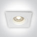 Spotlight White Rectangular Replaceable lamp 50W Aluminium One Light SKU:50105ALG/W - Toplightco