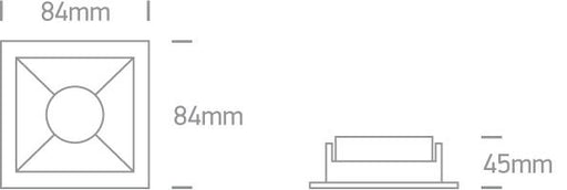 Spotlight Black-Brass Rectangular Replaceable lamp 10W Aluminium One Light SKU:50105M/B/BS - Toplightco