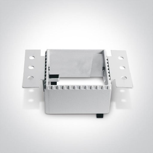 Spotlight White Rectangular Replaceable lamp 10W Die Cast One Light SKU:50105RM - Toplightco