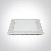 LED Downlight White Rectangular Warm White LED built in 1320lm 22W Die Cast One Light SKU:50122FA/W/W - Toplightco