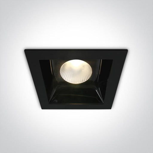 LED Downlight Black Rectangular Warm White LED built in 2600lm 30W Aluminium One Light SKU:50130B/B/W - Toplightco