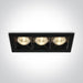 LED Spotlight Black Rectangular Warm White LED built in 960lm 12W Die Cast One Light SKU:50306B/B/W - Toplightco