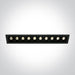 LED Spotlight Black Rectangular Warm White LED 9x160lm Die Cast One Light SKU:50902B/B/W - Toplightco