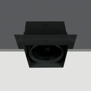 Downlight Black Rectangular Metal One Light SKU:51100TR/B - Toplightco