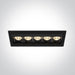 LED Spotlight Black Rectangular Warm White LED built in 1600lm 20W Die Cast One Light SKU:51506B/B/W - Toplightco