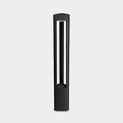 LEDS-C4 Outdoor bollard light ip54 helion led 9w 3000k urban grey 399lm 55-9721-Z5-M1 - Toplightco