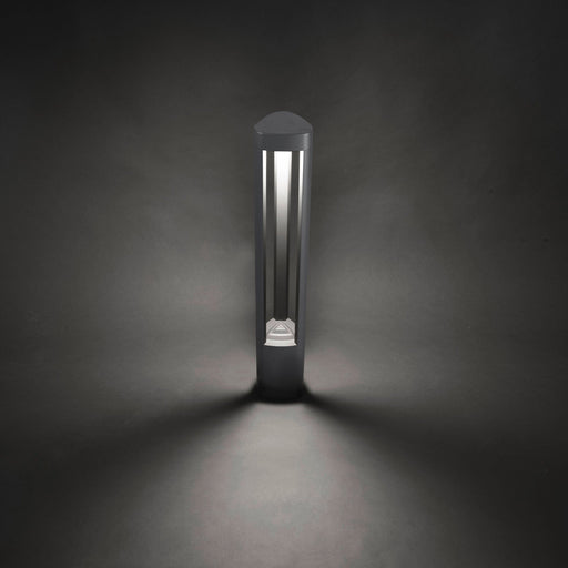 LEDS-C4 Outdoor bollard light ip54 helion led 9w 3000k urban grey 399lm 55-9721-Z5-M1 - Toplightco