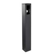 LEDS-C4 Outdoor bollard light ip66 way 1000mm gu10 50w urban grey 55-9921-Z5-37 - Toplightco