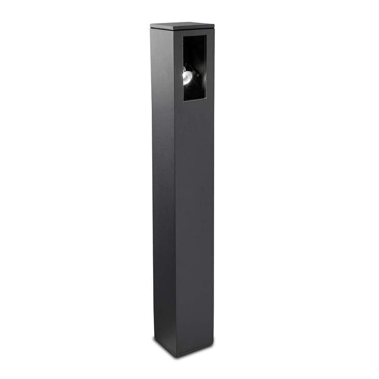 LEDS-C4 Outdoor bollard light ip66 way 1000mm gu10 50w urban grey 55-9921-Z5-37 - Toplightco