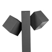 LEDS-C4 Outdoor bollard light ip65 cubus bollard led 22w 3000k urban grey 1031lm 55-9944-Z5-CL - Toplightco