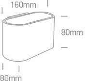 Wall & Ceiling Light Black Replaceable lamp 30W Aluminium One Light SKU:60056/B - Toplightco