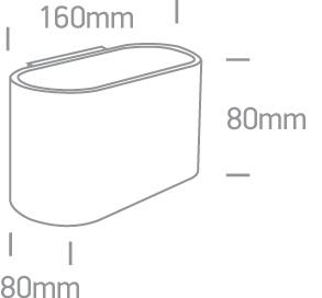 Wall & Ceiling Light White Replaceable lamp 30W Aluminium One Light SKU:60056/W - Toplightco