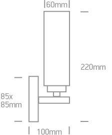 Bathroom Light Chrome Circular Replaceable lamp 40W Metal One Light SKU:60106/C - Toplightco