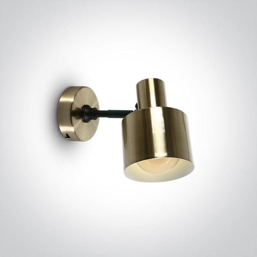 Brushed Brass Wall Light 10w E27 100-240v - Toplightco