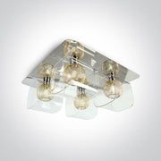 Chrome Decorative G9 Ceiling light.
 One Light SKU:60178B/C