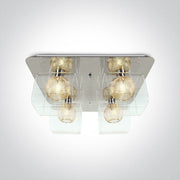 Chrome Decorative G9 Ceiling light.
 One Light SKU:60178B/C