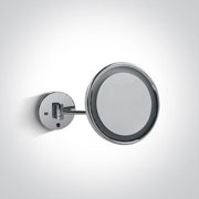 Bathroom Light Chrome Circular Cool White LED built in 490lm 7W Die Cast One Light SKU:60204/C - Toplightco