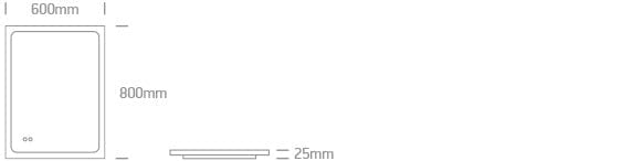 20W LED Square Mirror, IP44.

Dimmable, defog function and CCT adjustable 3000-6500K.

With separate switch.

 

 One Light SKU:60208A