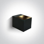 Wall & Ceiling Light Black Rectangular Replaceable lamp 30W Aluminium One Light SKU:6030/B - Toplightco