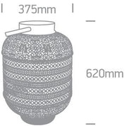 Floor Light Antique Oriental Circular Replaceable lamp 40W Metal One Light SKU:61050B - Toplightco