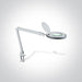 Desk Light White Rectangular Daylight LED built in 760lm 8W Plastic One Light SKU:61066/W - Toplightco
