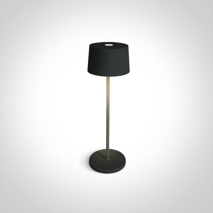 Table Light Black Circular Warm White LED Dimmable Outdoor LED built in 200lm 3,3W Die Cast One Light SKU:61082A/B - Toplightco