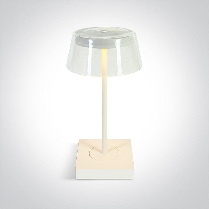 White Rechargeable stepless dimmable table lamp suitable for indoor/outdoor use, IP65.

Charging time 6,5Hrs

Working time 10Hrs (100%)

 

 One Light SKU:61090/W