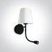 Wall Light Black Circular Warm White LED Replaceable lamp 150lm 3W LED + 12W E27 Metal One Light SKU:61124/B/W - Toplightco