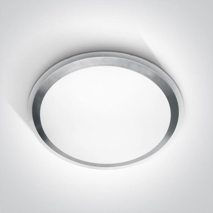 Ceiling Light Grey Circular Replaceable lamp 31W Metal One Light SKU:62014/G - Toplightco
