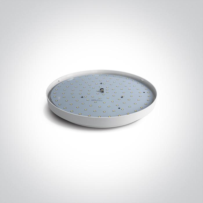 Ceiling Light White Circular Warm White LED built in 1600lm 20W PC One Light SKU:62022A/W/W - Toplightco