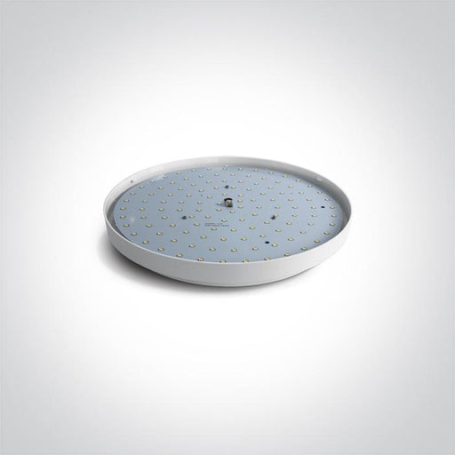 Ceiling Light White Circular Warm White LED built in 1600lm 20W PC One Light SKU:62022A/W/W - Toplightco