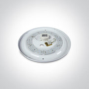 Ceiling Light White Circular Warm White LED built in 1600lm 26W Metal One Light SKU:62024C/W - Toplightco