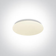 Ceiling Light White Circular Warm White LED built in 1050lm 15W Metal One Light SKU:62026A/W - Toplightco