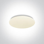 Ceiling Light White Circular Warm White LED built in 1700lm 24W Metal One Light SKU:62026B/W - Toplightco