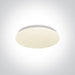 Ceiling Light White Circular Warm White LED built in 1700lm 24W Metal One Light SKU:62026B/W - Toplightco