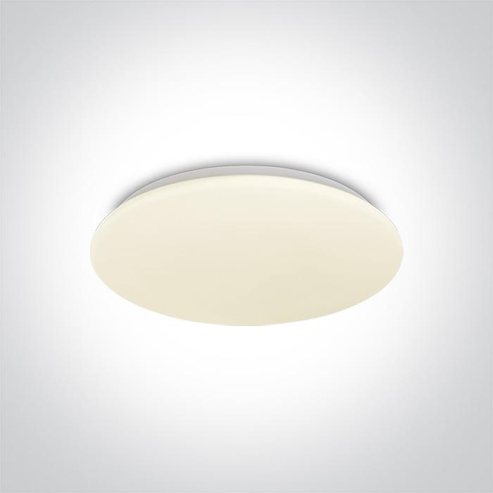 Ceiling Light White Circular Warm White LED built in 2150lm 30W Metal One Light SKU:62026C/W - Toplightco