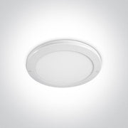 Ceiling Light White Circular Warm White LED built in 2300lm 30W Aluminium One Light SKU:62030F/W/W - Toplightco