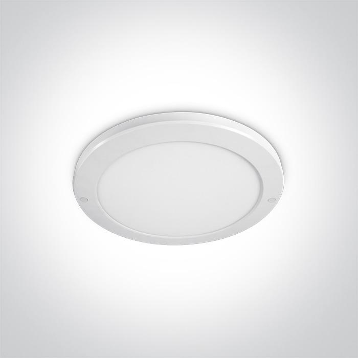 Ceiling Light White Circular Warm White LED built in 2300lm 30W Aluminium One Light SKU:62030F/W/W - Toplightco