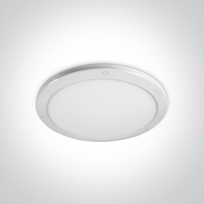 Ceiling Light White Circular Warm White LED built in 2900lm 38W Aluminium One Light SKU:62038F/W/W - Toplightco