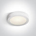 Ceiling Light White Circular Cool White LED built in 1118lm 16W Die Cast One Light SKU:62115F/W/C - Toplightco