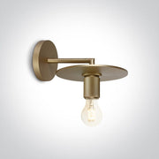 Brushed Brass E27 Decorative wall fitting, IP20.

 

 One Light SKU:62120A/BBS