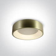 Brushed Brass Ceiling Light Led 32w Warm White Ip20 230v One Light SKU:62132N/BBS/W - Toplightco