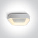 Ceiling Light White Rectangular Warm White LED built in 2280lm 38W Aluminium One Light SKU:62132NA/W/W - Toplightco